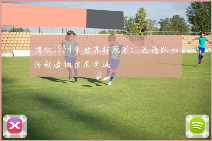 揭秘1954年世界杯冠军:西德队如何创造伯尔尼奇迹